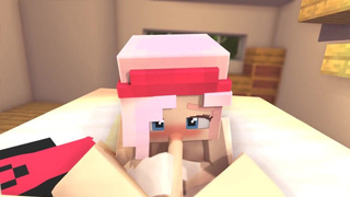 POV Зои высасывает Майнкрафт из 3D стержня