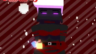 Minecraft желает вам белого Рождества