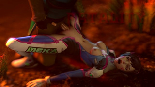 d.va ебля в мортал комбат