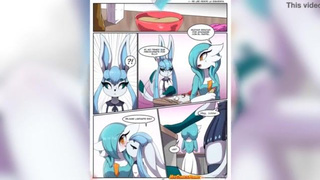 Лесбийский секс на день рождения в ХХХ комиксе Pokemon