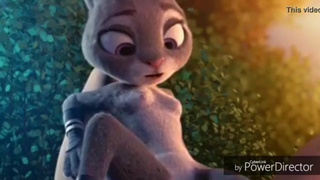 Восхитительная 3D зоотопия Джуди Хоппс заполняет свою тугую дырочку большим членом