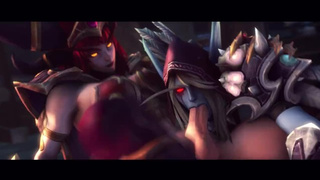 Ее королева - Алекстраза / сильвана World Of Warcraft Futanari